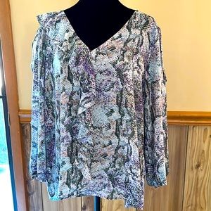 Democracy Snake Print Blouse